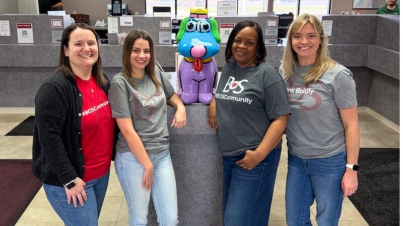 Bank of Springfield employees and families walk for a community cause.